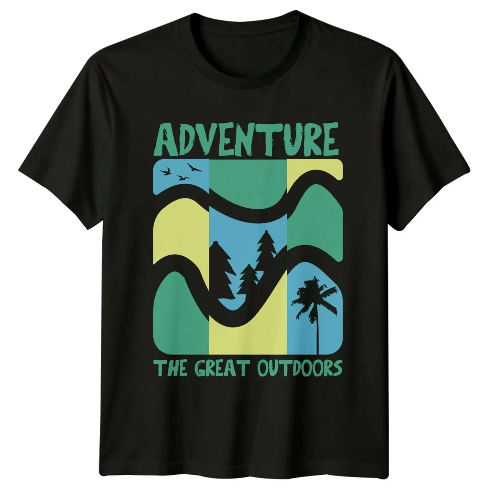 Outdoor Adventure Images - T-shirt Aventure Grandes Plaçages Nature Randonnée