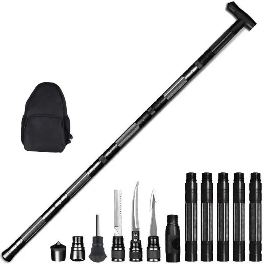 Outdoor Adventure Walks - Bâton de randonnée multifonctionnel pour le