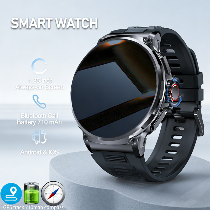Outdoor Adventure Zone - Montre connectée pour homme 710mAh, montre