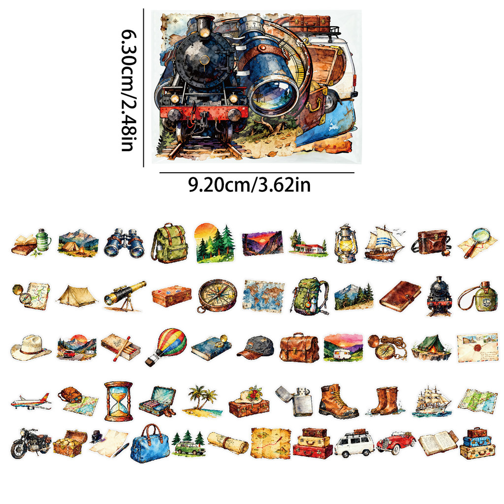 56 autocollants PET transparen - Outdoor Adventure Stores avis et prix