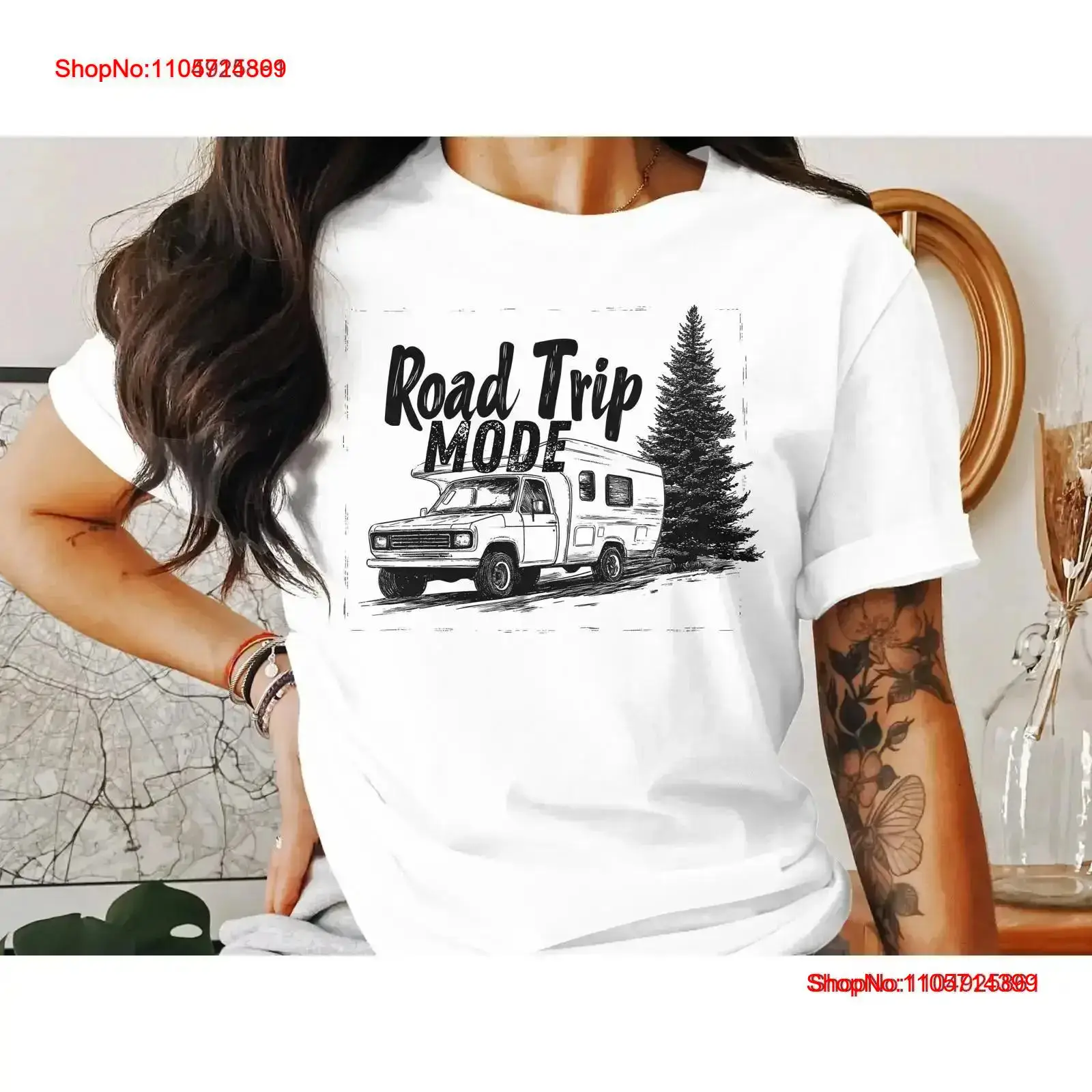 T-shirt Mode Road Trip, Campin - Outdoor Adventure Enthusiast avis et prix