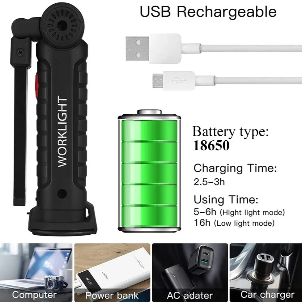 Lampe de poche LED COB Portabl - Outdoor Adventures avis et prix