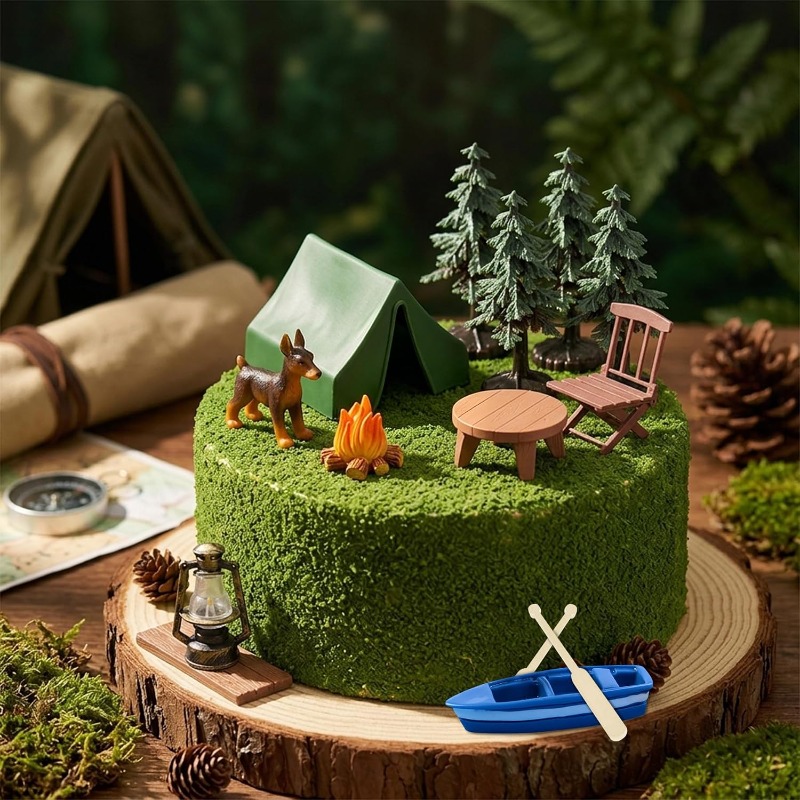 Lot de 12 décorations de gâtea - Outdoor Adventure Birthday Party avis et prix