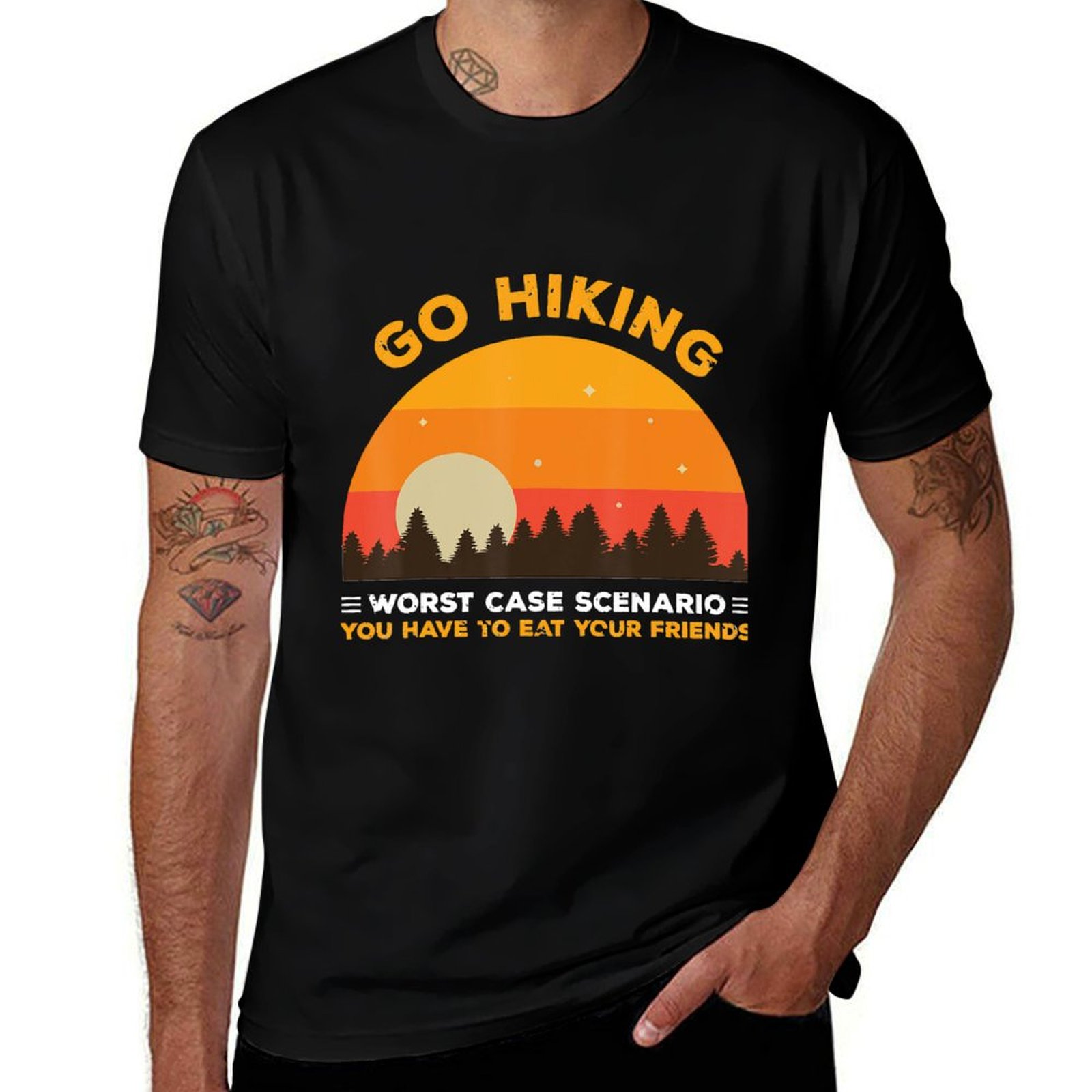 T-shirt de camping, randonnée  - Outdoor Adventure Friends avis et prix