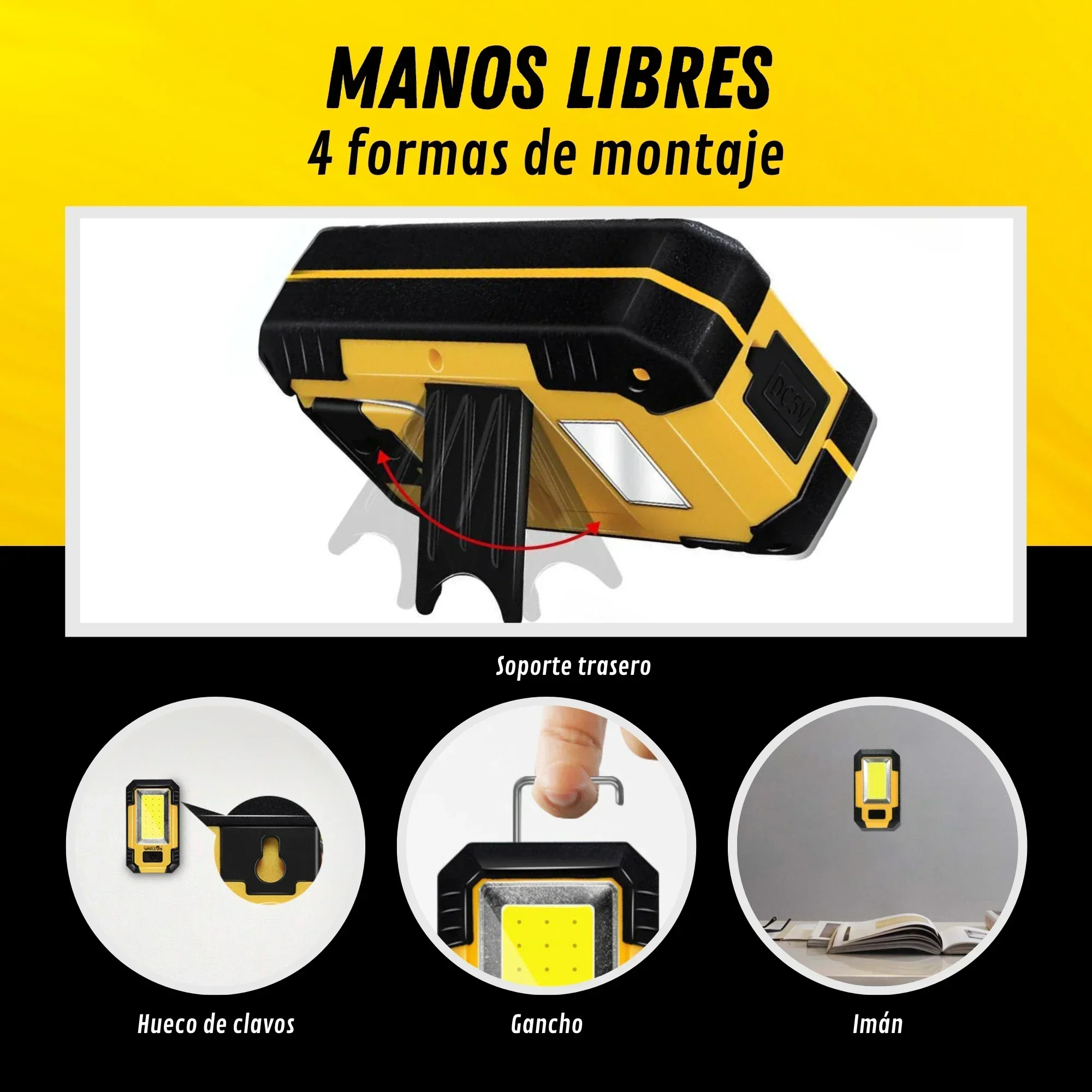 Lampe de travail rechargeable  - Outdoor Adventures avis et prix