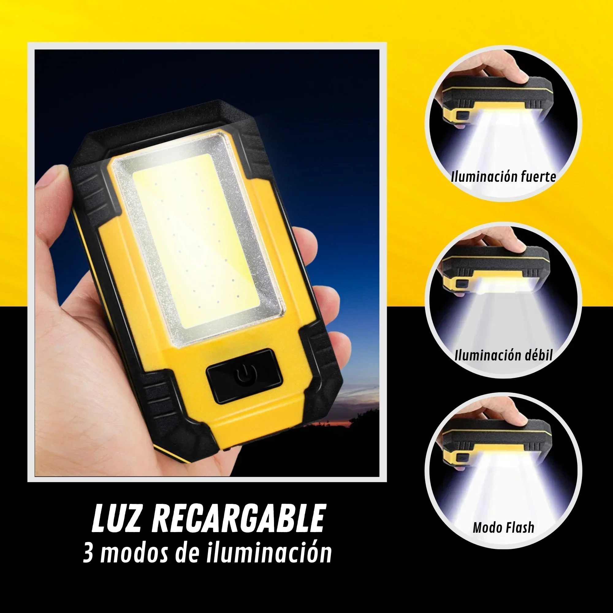 Lampe de travail rechargeable  - Outdoor Adventures avis et prix