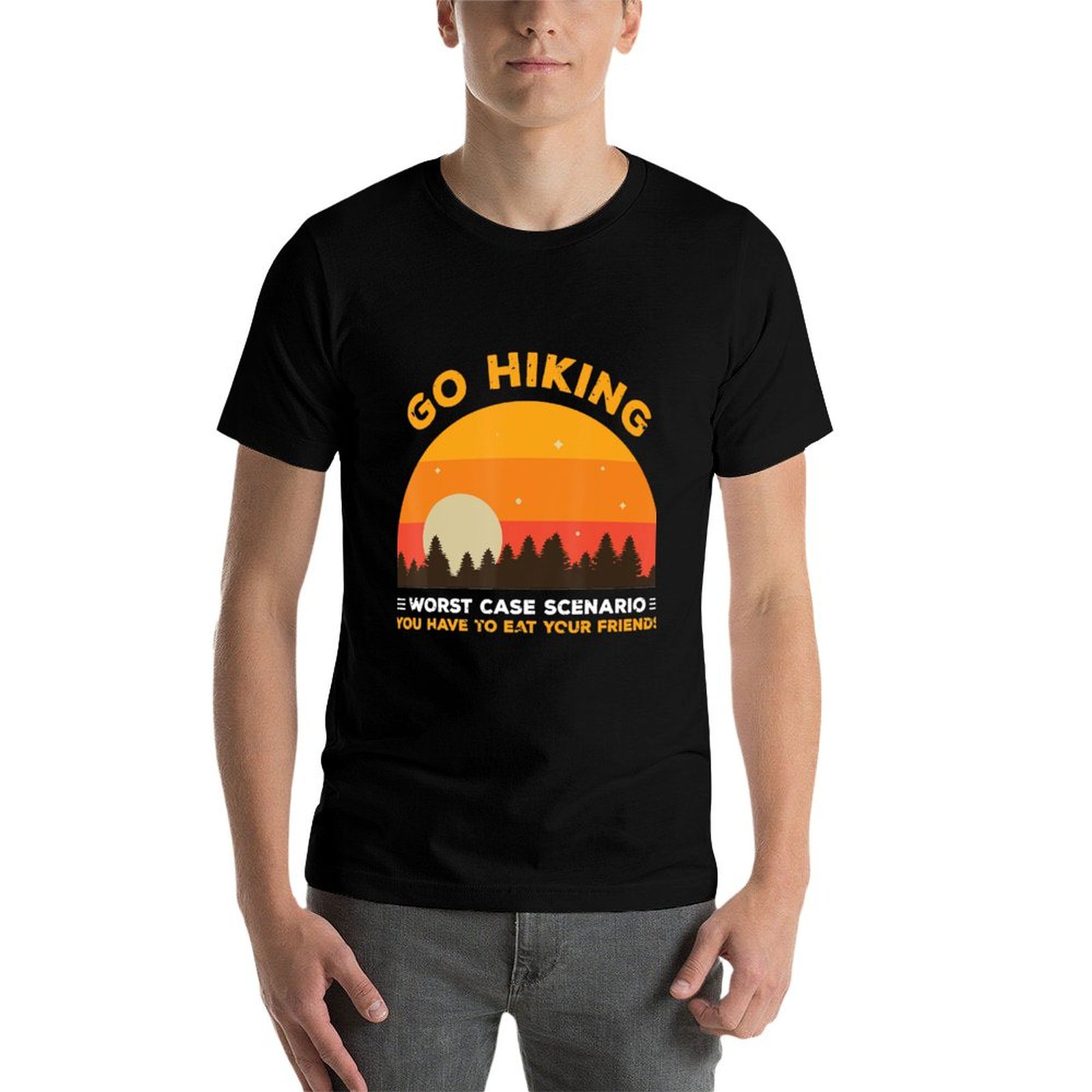 T-shirt de camping, randonnée, - Outdoor Adventure Friends avis et prix