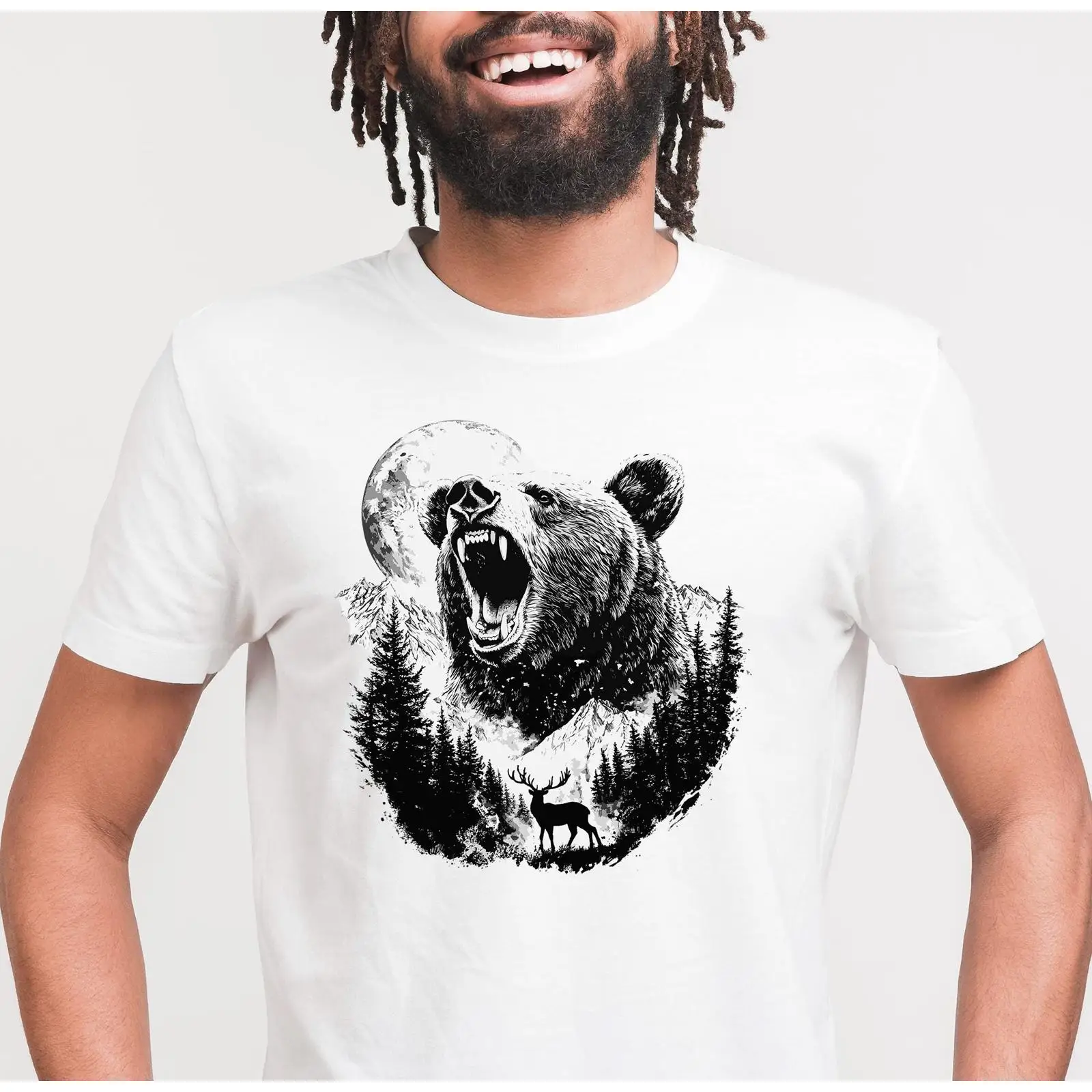 T-shirt Homme Vintage Délavé L - Outdoor Adventure Enthusiast avis et prix