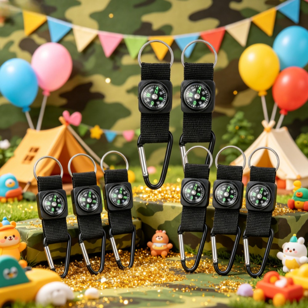 Lot de 6 boussoles noires avec - Outdoor Adventure Birthday Party avis et prix