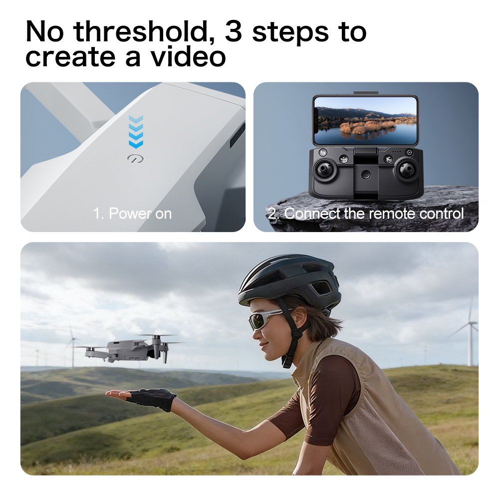 Mini drone professionnel 4K Ae - Outdoor Adventure Images avis et prix